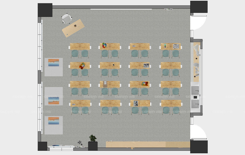 美術(shù)教室設(shè)計